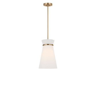 Fynn One Light Pendant in Satin Brass (1|GLP1751SBE)