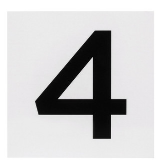 Address Light Tiles Address Light in White Plastic (1|GLO2124)