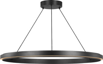 Aro LED Chandelier in Midnight Black (1|GLC1901MBK)
