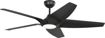 Dellwood 56'' Ceiling Fan in Midnight Black (1|5DLWCSM56MBKD)