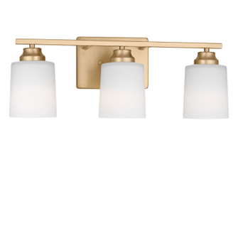 Vinton Three Light Bath in Satin Brass (1|4420903848)
