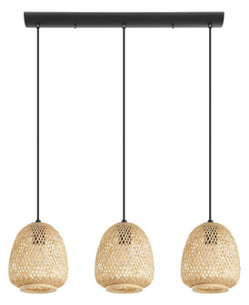 Dembleby Three Light Pendant in Black (217|43262A)
