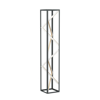 Penela LED Floor Lamp in Black, Brushed Gold (217|390419A)