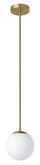 Rondo One Light Pendant in Brushed Brass (217|206429A)