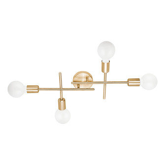 Avondale Four Light Wall/Ceiling Light in Brushed Gold (217|205769A)