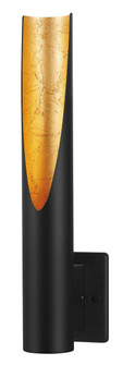Barbotto LED Wall Sconce in Black & Gold (217|204026A)
