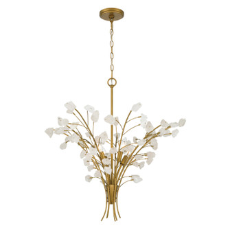 Ramus Six Light Chandelier in Painted Legacy Brass (7|13955870)
