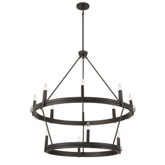 Dalvor 12 Light Pendant in Dark Bronze (7|12419860)