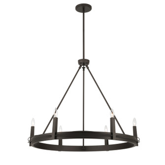 Dalvor Six Light Pendant in Dark Bronze (7|12418860)