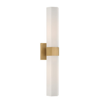 Delgada Two Light Bath Bar in Legacy Brass (7|12122732)