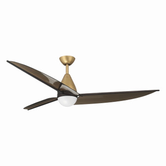 Lirden 65'' Ceiling Fan in Heritage Brass (15|F758LHBRDB)