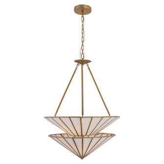 Jaxen Three Light Pendant in Legacy Brass (29|N5623732)
