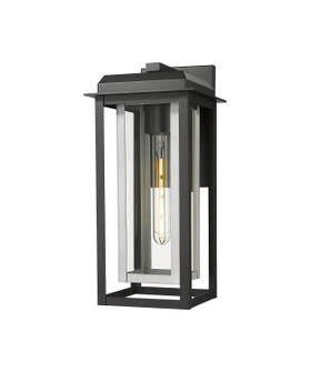 Mansfield One Light Wall Sconce in Matte Black (405|99511WBK16CGSVCL)