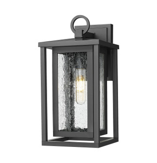 Ashland One Light Wall Sconce in Matte Black (405|99501WBK14SDY)