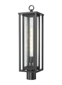 Ashland One Light Outdoor Post Lantern in Matte Black (405|99501PLTBK25SDY)