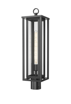 Ashland One Light Outdoor Post Lantern in Matte Black (405|99501PLTBK25CL)