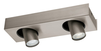 Robledo 1 Two Light Track in Matte Nickel (217|96606A)