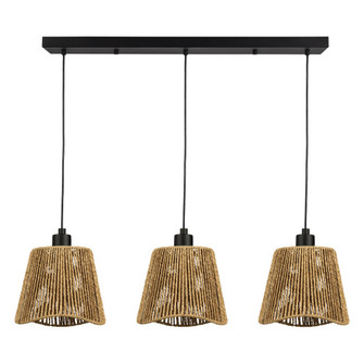 Lavister Three Light Pendant in Black (217|44073A)