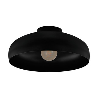 Mogano One Light Ceiling Mount in Black (217|43637A)