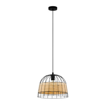 Anwick One Light Pendant in Black (217|43311A)