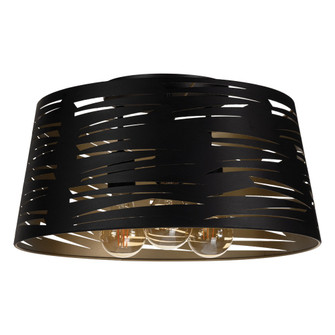 Akers Mill Three Light Ceiling Mount in Black (217|206307A)