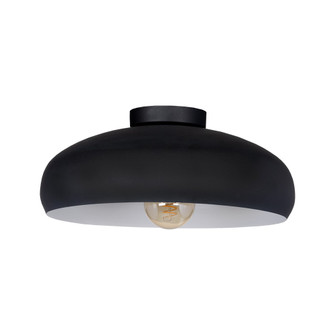 Mogano One Light Ceiling Mount in Black,White (217|206012A)