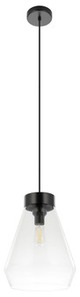 Montey One Light Mini Pendant in Matte Black (217|205326A)