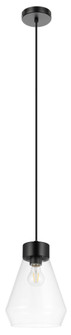 Montey One Light Mini Pendant in Matte Black (217|205325A)