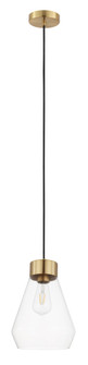 Montey One Light Mini Pendant in Brushed Gold (217|205324A)