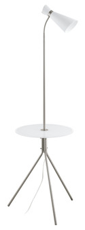 Policara One Light Floor Lamp in Matte Nickel (217|203647A)