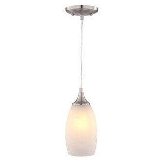 Milano One Light Mini Pendant in Satin Nickel (63|P0450)