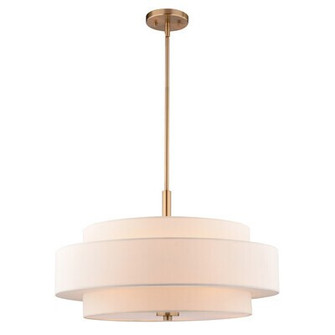 Brentwood Five Light Pendant in Sunset Gold (63|P0442)