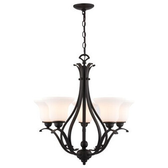 Monrovia Five Light Chandelier in Oil Rubbed Bronze (63|H0319)