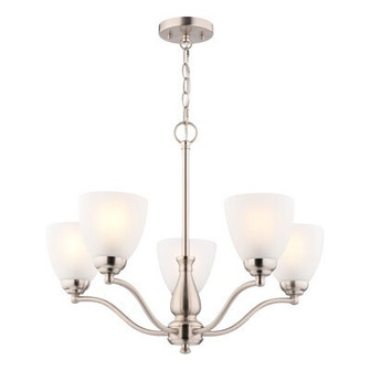 Bellwood Five Light Chandelier in Satin Nickel (63|H0312)