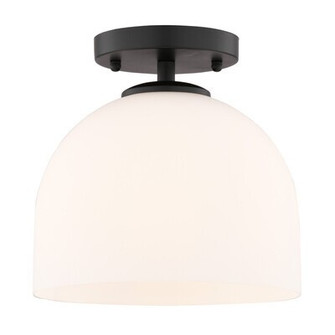 Shelby One Light Semi-Flush Mount in Matte Black (63|C0346)