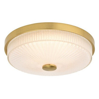 Preston LED Flush Mount in Natural Brass (63|C0325)