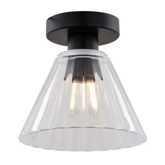 Dalton One Light Flush Mount in Matte Black (63|C0322)