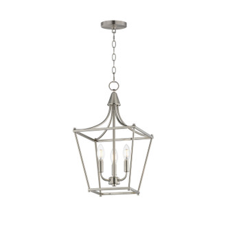 Clifton Three Light Pendant in Satin Nickel (16|25313SN)
