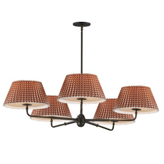 Dunbridge Five Light Chandelier in Antique Bronze (16|18415RBANB)