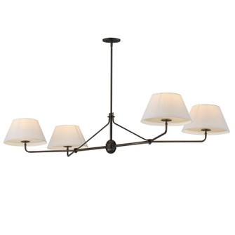 Dunbridge Four Light Chandelier in Antique Bronze (16|18414OFANB)