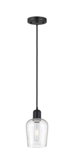 Austere One Light Mini Pendant in Matte Black (405|9001PBKG4204)