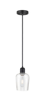 Austere One Light Mini Pendant in Matte Black (405|9001PBKG4202)