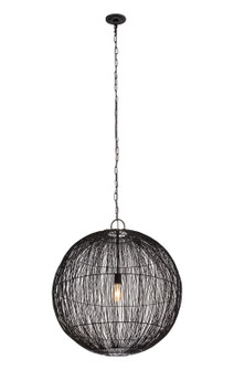 Downtown Urban Naturals One Light Pendant in Matte Black (405|6791PBK32NT)