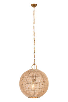 Downtown Urban Naturals One Light Pendant in Gold (405|6731PGD18NT)