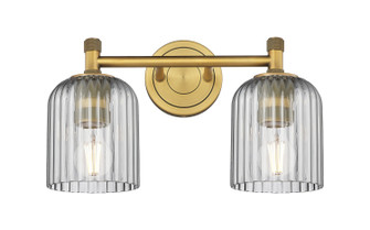 Downtown Urban Two Light Bath Vanity in Brushed Brass (405|4342WBBG5595SM)