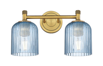 Downtown Urban Two Light Bath Vanity in Brushed Brass (405|4342WBBG5595BL)