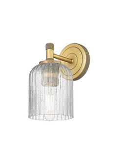 Downtown Urban One Light Wall Sconce in Brushed Brass (405|4341WBBG5595SDY)
