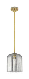 Downtown Urban One Light Pendant in Brushed Brass (405|4341SBBG5598SM)