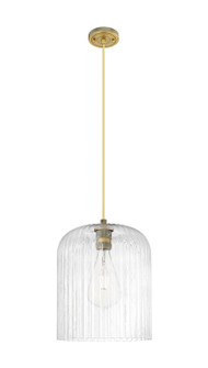 Downtown Urban One Light Pendant in Brushed Brass (405|4341PBBG55912CL)