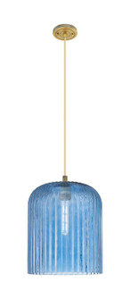 Downtown Urban One Light Pendant in Brushed Brass (405|4341PBBG55912BL)